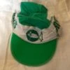 1 Casquette Sensas Blanc Vert Visière Plastique Pêche Occasion Collection