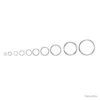 100 Anneaux Brises Nickeles Flashmer 25MM -Magasin De Matériel De Pêche 00001 100 Anneaux Brises Nickeles Flashmer 25MM