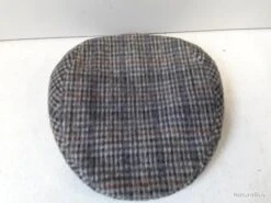 6849 CASQUETTE OXFORD A CARREAUX GRISE TAILLE 55 NEUF