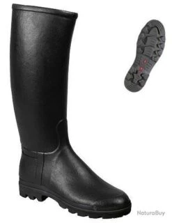 BOTTES SAINT HUBERT LE CHAMEAU NOIRE T40 MOLLET 36 (3527.T40.M36)