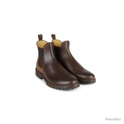 BOTTINES LE CHAMEAU CHELSEA EN CUIR JAMESON POUR FEMMES CARAMEL