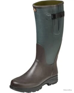 Bottes En Caoutchouc Néoprène NEO 2 Couleur Olive Brun.