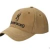CASQUETTE LITTLE WAX KAKI BROWNING