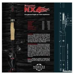 Canne Casting Smith Dragonbait NX4 Versatile 2 1+1 2m05 7 - 30g