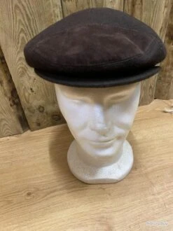 Casquette Cash/laine Marron. CREATION FRANCAISE