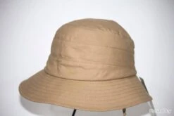 Chapeau De Soleil Anti-UV Pour Femmes Beige, Rigon Noir M/L (58CM)
