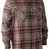 Chemise Marvin Orange à Carreaux Deerhunter Carreaux 43/44 -Magasin De Matériel De Pêche 00001 Chemise Marvin orange a carreaux Deerhunter Carreaux 43 44