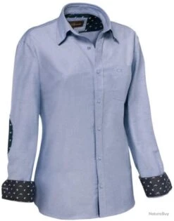 Chemisier Femme HERA Bleu CLUB INTERCHASSE