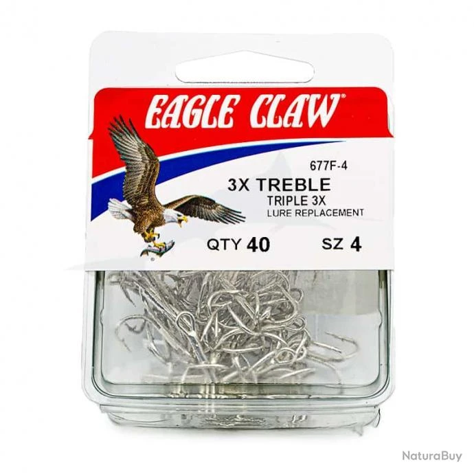 Eagle Claw 677F Triple 3X N°4 3 Eagle Claw 677F Triple 3X N°4