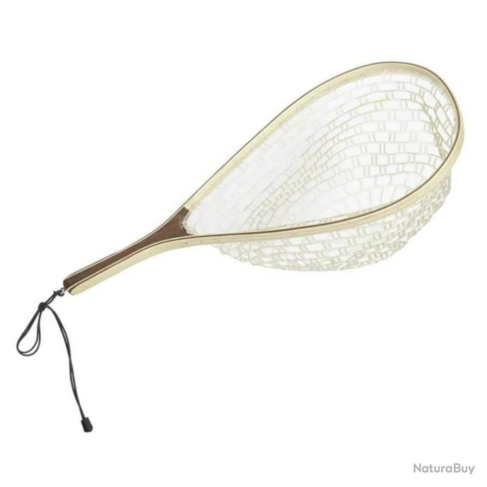 Épuisette Raquette MDC Bois Large Rubber - 25x45x62 Cm 3 Épuisette Raquette MDC Bois Large Rubber - 25x45x62 Cm