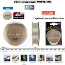 FLUOROCARBONE PREMIUM ASSO 0.30 Mm