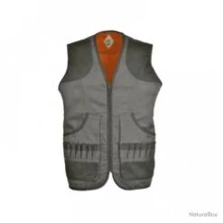 GILET DE CHASSE REVERSIBLE TEMPS DOUX NATURELAND KAKI - TAILLE XL