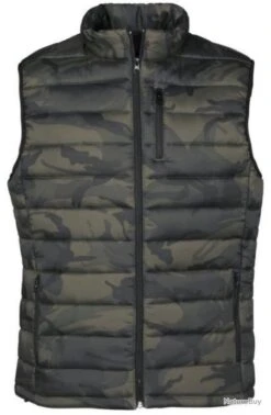 Gilet Matelassé Camo Trek Kaki PERCUSSION