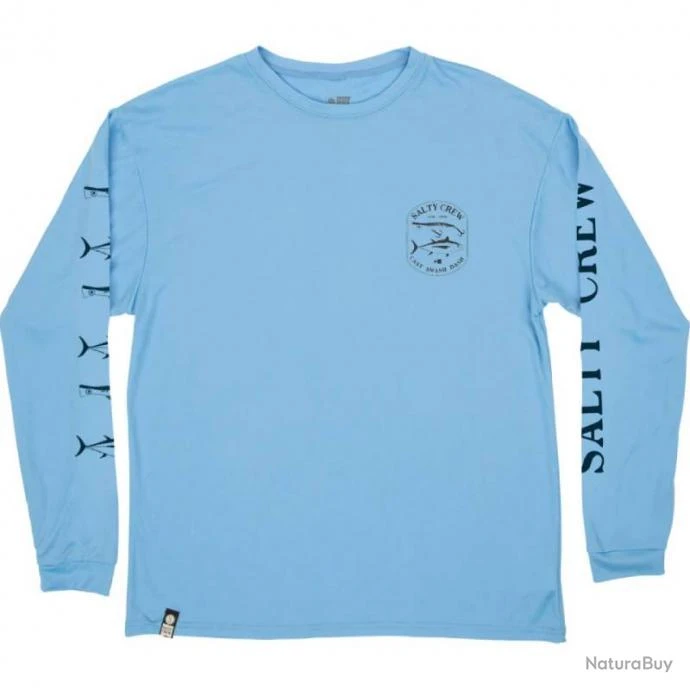 L-Shirt Salty Crew Surface Rashguard L Light Blue 3 L-Shirt Salty Crew Surface Rashguard L Light Blue
