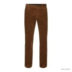 PANTALON SUNWILL VELOURS CÔTELÉ MARRON T44