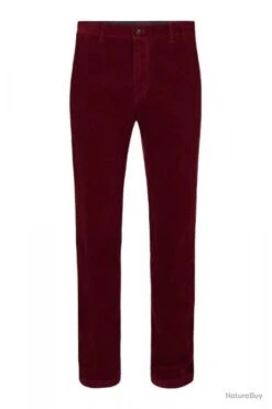 PANTALON SUNWILL VELOURS ROUGE T40