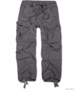 Pantalon BRANDIT Pure Vintage Anthracite