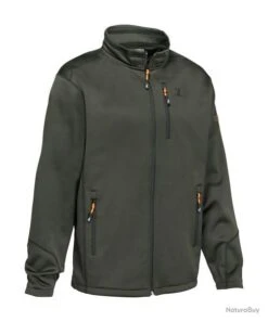 Sweat Shirt Percussion Zippé Kaki