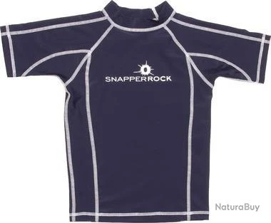 T-Shirt Manches Courtes Anti Uv - Bleu Marine/Blanc 116-122 Cm 3 T-Shirt Manches Courtes Anti Uv - Bleu Marine/Blanc 116-122 Cm