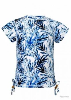 T-shirt De Bain Anti-UV Pour Filles Bleu , Snapper Rock Bleu 104-110cm