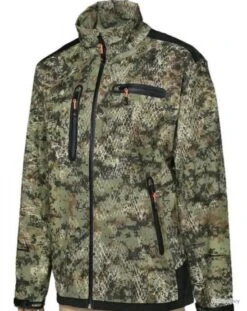 VEST SOFTSHELL PRO HUNT / VERNEY CARRON SNAKE FOREST
