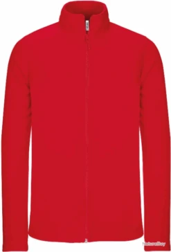 Veste MicroPolaire Zippée -KARIBAN 180 G/m² Rouge K9102071