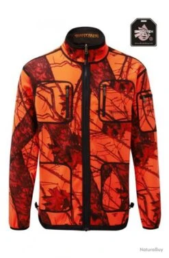 Veste SHOOTERKING Homme Mossy Softshell Oak Blaze Brun