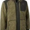 Veste Kaki En Peluche Et Laine Germania Deerhunter Kaki -Magasin De Matériel De Pêche 00001 Veste kaki en peluche et laine Germania Deerhunter Kaki S