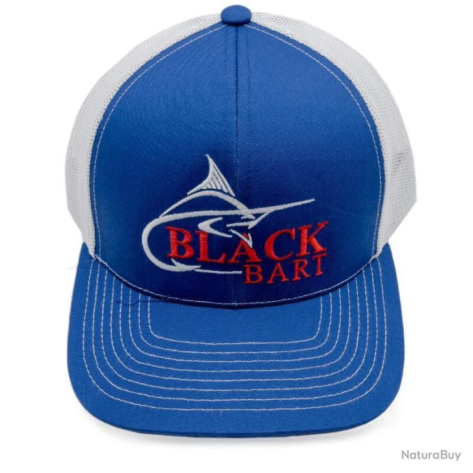 Casquette Black Bart Logo Marlin Bleu / Blanc 3 Casquette Black Bart Logo Marlin Bleu / Blanc
