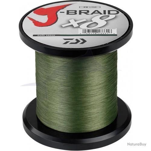 Daiwa Tresse J-Braid X 8 (500m) Vert 103lb 3 Daiwa Tresse J-Braid X 8 (500m) Vert 103lb