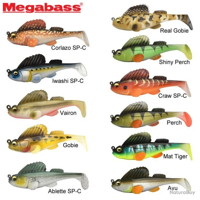 Leurre Dark Sleeper Megabass 3 - 1/2 - 7,7cm Real Gobie SP-C 4 Leurre Dark Sleeper Megabass 3 - 1/2 - 7,7cm Real Gobie SP-C – Image 2