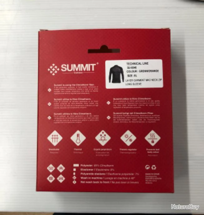 SWEAT-SHIRT THECNICAL LINE SUMMIT OUTDOOR 4 SWEAT-SHIRT THECNICAL LINE SUMMIT OUTDOOR – Image 2