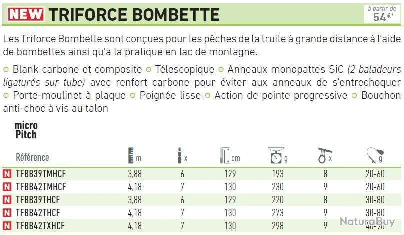 Triforce 3.88 M 30-80 G Canne Bombette Daiwa 4 Triforce 3.88 M 30-80 G Canne Bombette Daiwa – Image 2