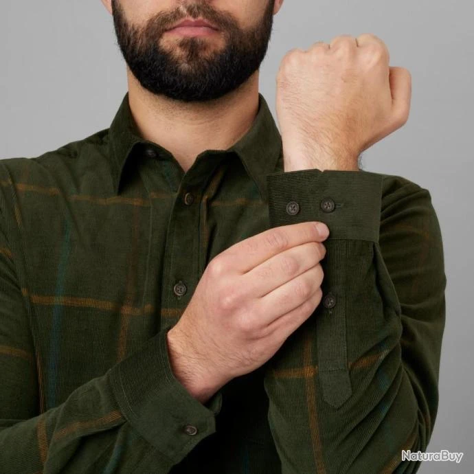 Härkila CHEMISE A VELOURS HARKILA KALDFJORD NEUVE 5 Härkila CHEMISE A VELOURS HARKILA KALDFJORD NEUVE – Image 3