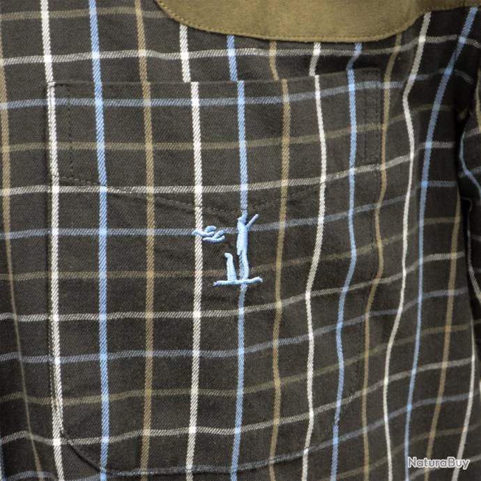 Chemise De Chasse Sologne En Coton Taille 1 4 Chemise De Chasse Sologne En Coton Taille 1 – Image 2
