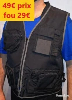 GILET DE PÊCHE TRUITE Multipoches T XXL 604100041chgui