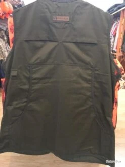Gilet De Chasse PERCUSSION SAVANE Vert 3XL -Magasin De Matériel De Pêche 00003 Gilet de chasse PERCUSSION SAVANE Vert 3XL