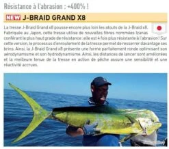 J-Braid Grand X8 270 M Gris Daiwa 28/100 / #4 / 26,5 Kg / 58 Lb -Magasin De Matériel De Pêche 00003 J Braid Grand X8 270 m Gris Daiwa 28 100 4 26 5 kg 58 lb