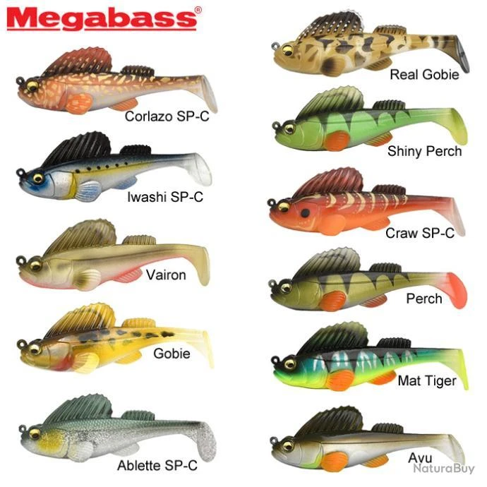 Leurre Dark Sleeper Megabass 3 - 1/2 - 7,7cm Real Gobie SP-C 5 Leurre Dark Sleeper Megabass 3 - 1/2 - 7,7cm Real Gobie SP-C – Image 3