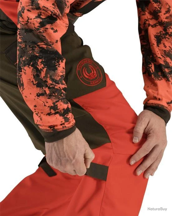 Härkila Pantalon Wildboar Pro (Couleur: Orange/Olive, Taille: 60) 5 Härkila Pantalon Wildboar Pro (Couleur: Orange/Olive, Taille: 60) – Image 3