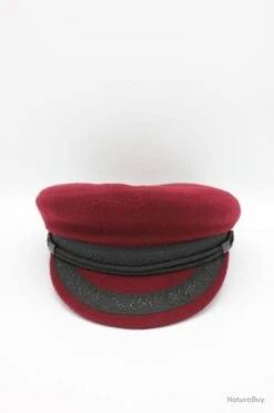 Casquette Plate De Marin Toutes Saisons (Bordeaux) -Magasin De Matériel De Pêche 00004 Casquette plate de marin toutes saisons Bordeaux