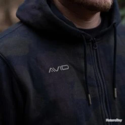Avid Carp Distortion Camo Zip Hoodie -Magasin De Matériel De Pêche 00004 Distortion Camo Zip Hoodie M