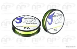 Tresse Daiwa J Braid X4 Jaune 0,10mm 135m 3,8kg
