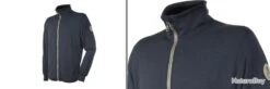 VESTE SPORT JOGGING LAINE MERINOS NOIR SPECIAL GRAND FROID LA QUALITE NORVEGIENNE