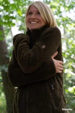 Polaire Pour Femme Ultimate® Comfort Couleur Vert Foncé. -Magasin De Matériel De Pêche 00004 Veste polaire pour femme Ultimate Comfort Couleur Vert fonce Taille S