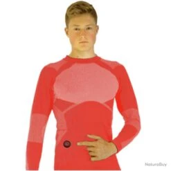Ensemble Haut + Bas Sous Vêtements Chauffants. Glovii Orange -Magasin De Matériel De Pêche 00005 Ensemble Haut bas sous vetements chauffants Glovii M Orange