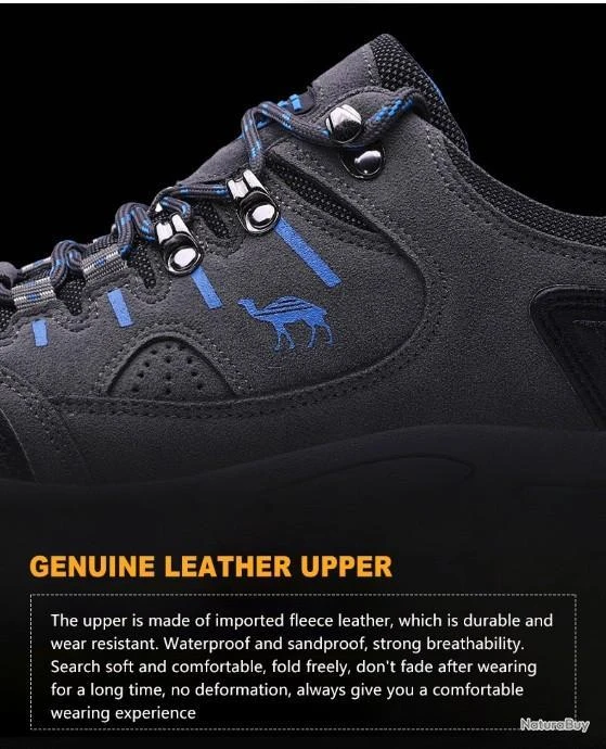 !!! LIVRAISON OFFERT !!! Chaussure Montante Chasse Randonnée Outdoor Véritable Can-sport Réf 11 GRIS 8 !!! LIVRAISON OFFERT !!! Chaussure Montante Chasse Randonnée Outdoor Véritable Can-sport Réf 11 GRIS – Image 6