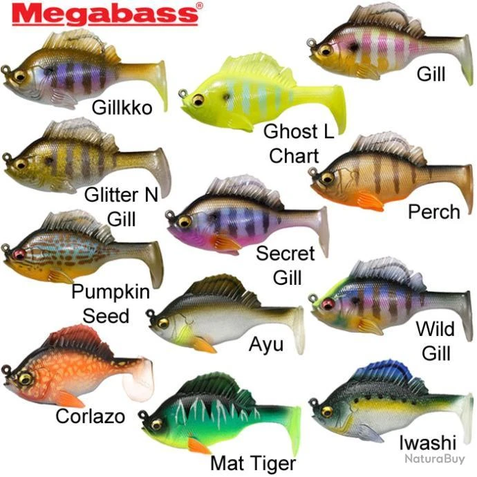 Leurre Sleeper Gill Megabass 3.2 3/4 - 8cm Iwashi 5 Leurre Sleeper Gill Megabass 3.2 3/4 - 8cm Iwashi – Image 3