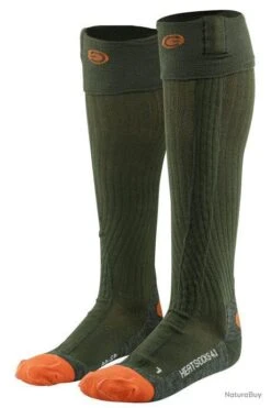 Chaussettes Chauffantes Heat STOCK 4.1 TOE CAP Et Pack Batteries - Lenz - Lenz 4.1 Green P42/44