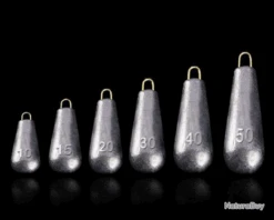 Plomb Pêche Lot De 5 Pièces 50g -Magasin De Matériel De Pêche 00012 Plomb peche lot de 5 pieces 50g